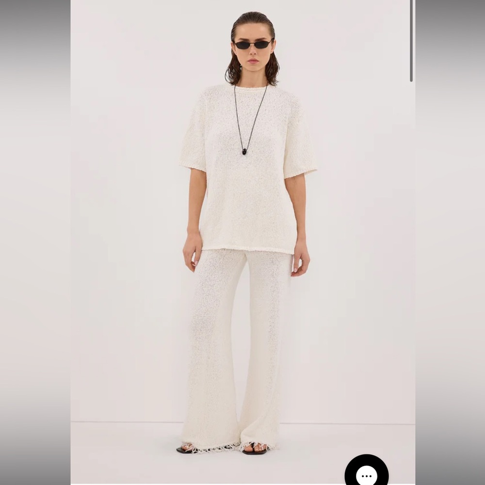 Dissh Sue off fringe knit pant